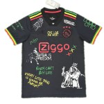 Günstige Fußballtrikots Ajax Amsterdam Graffiti Heimtrikot 2021-2022 Kurzarm